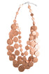 Collana giocosa Fiorella - metallizzata